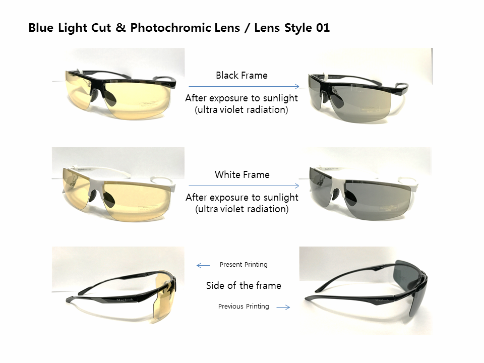 Blue Light Cut Sports Sunglasses_Goggles_Photochromic Lens